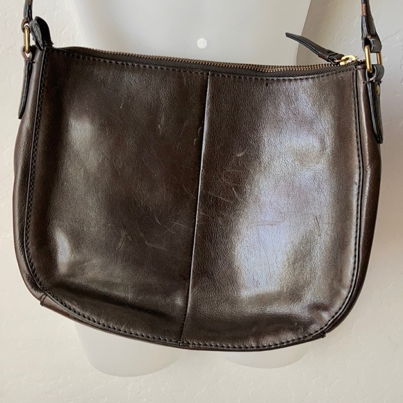 Frye crossbody brown leather messenger bag - Picture 7 of 16